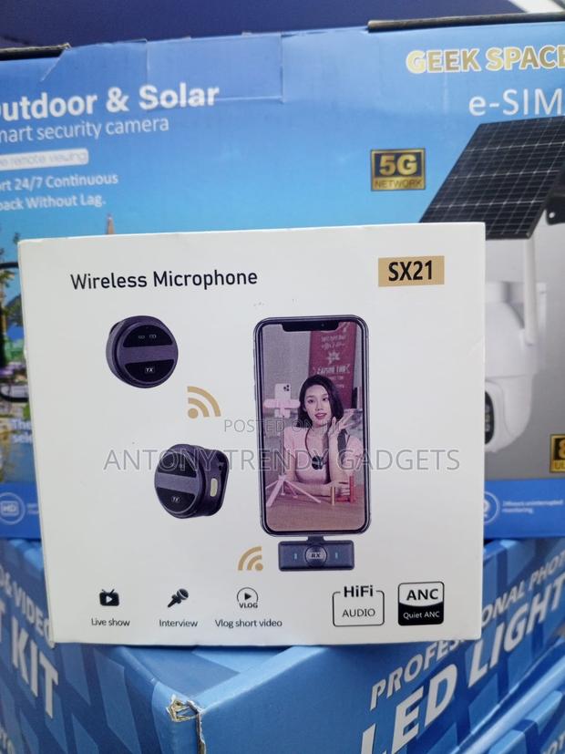 Sx21 Portable Wireless Microphone for Vlogging Interviews - thumbnail 3