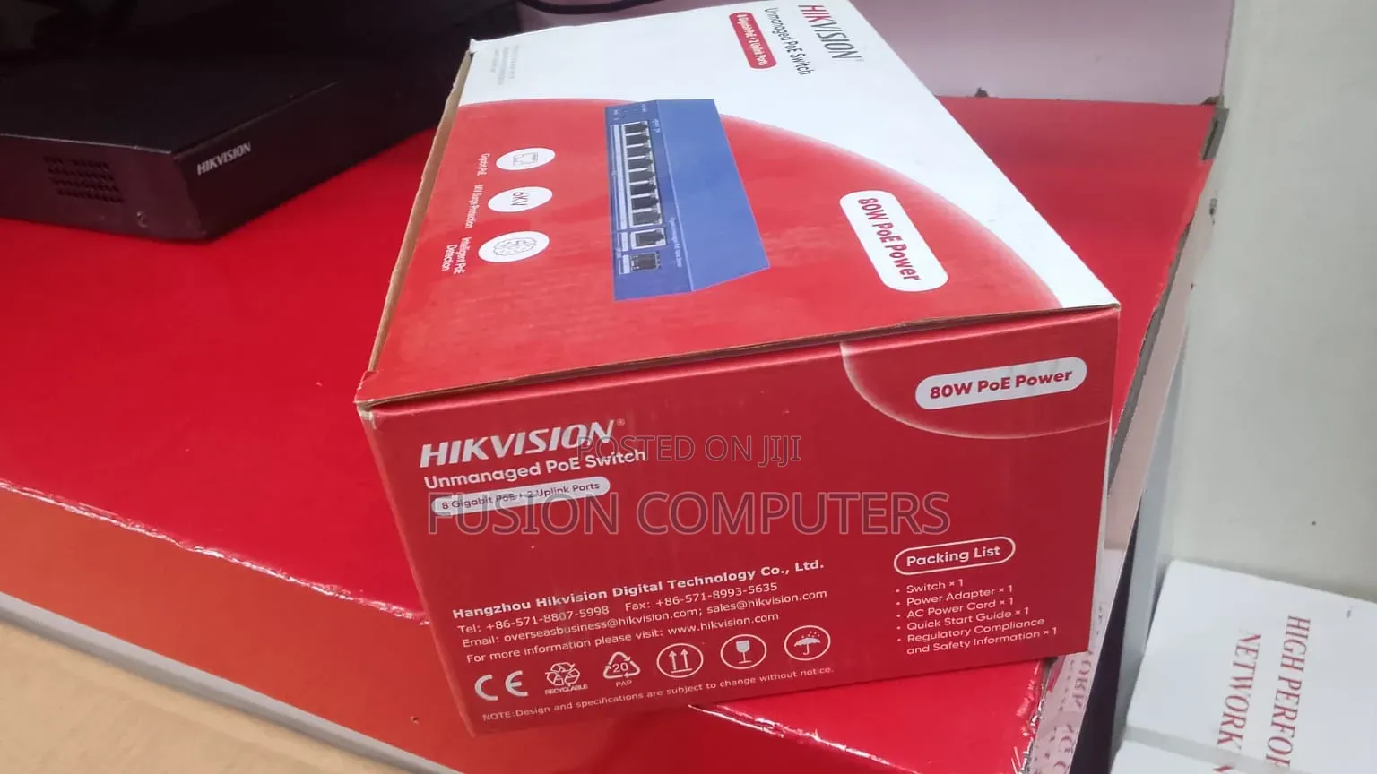 Hikvision Ds-3e1510p-Ei/M 8-Port Gigabit Smart Poe Switch