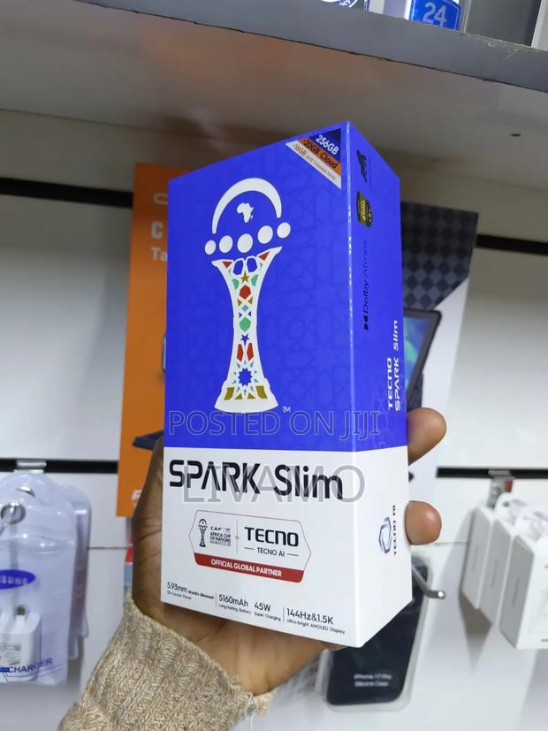 New Tecno Spark Slim 256 GB Black - thumbnail 2