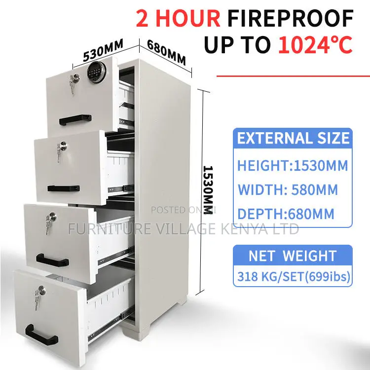 4 Drawer Diplomat Safe