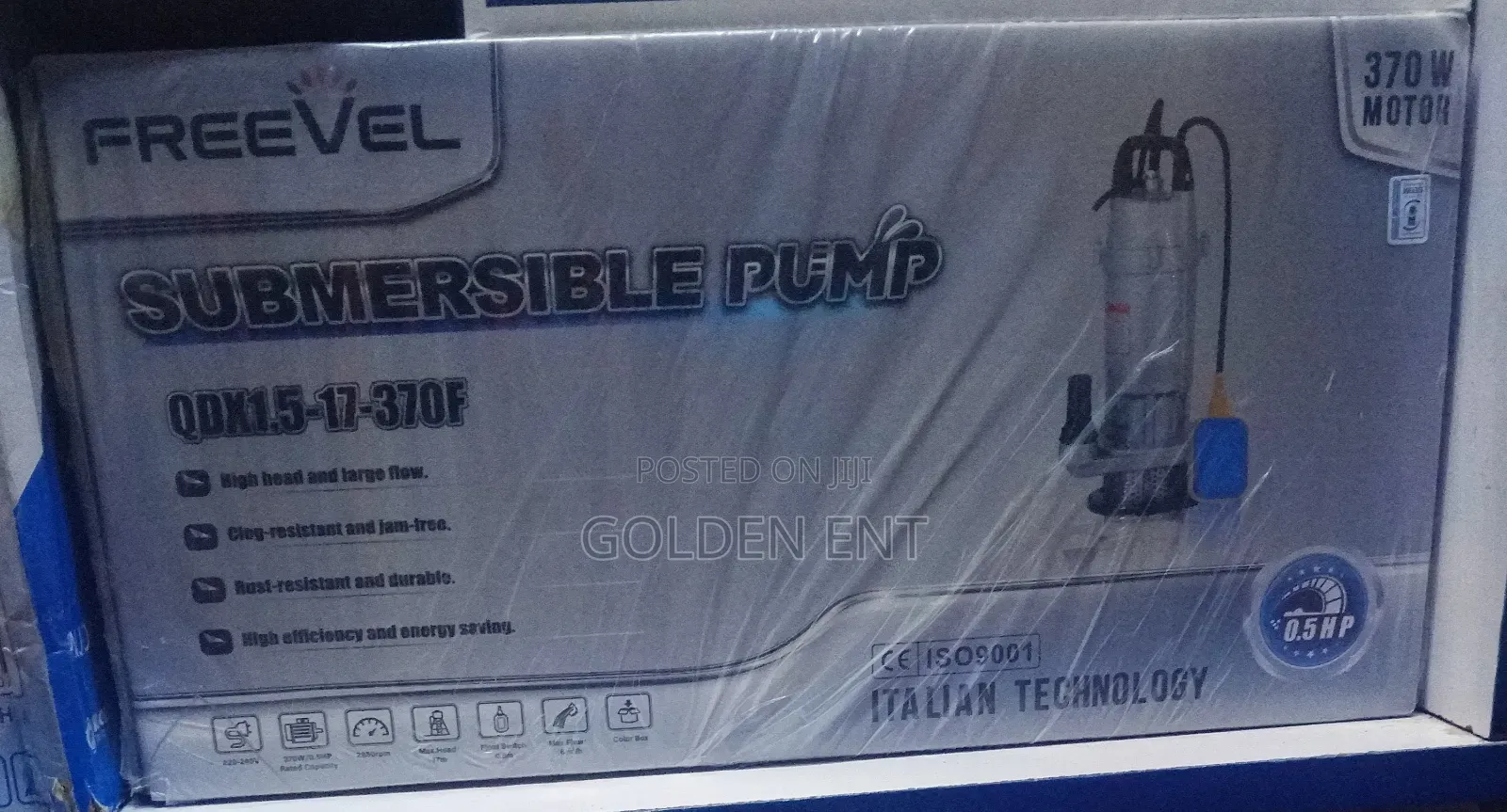 Freevel Submersible Pump/370w Water Pump