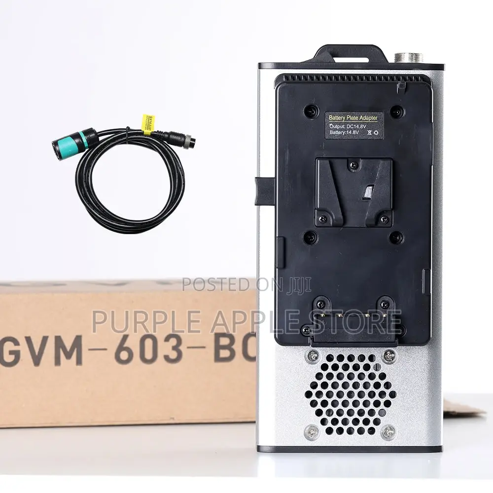GVM v-Mount Battery Plate Adapter for O Sd300c Led Lights