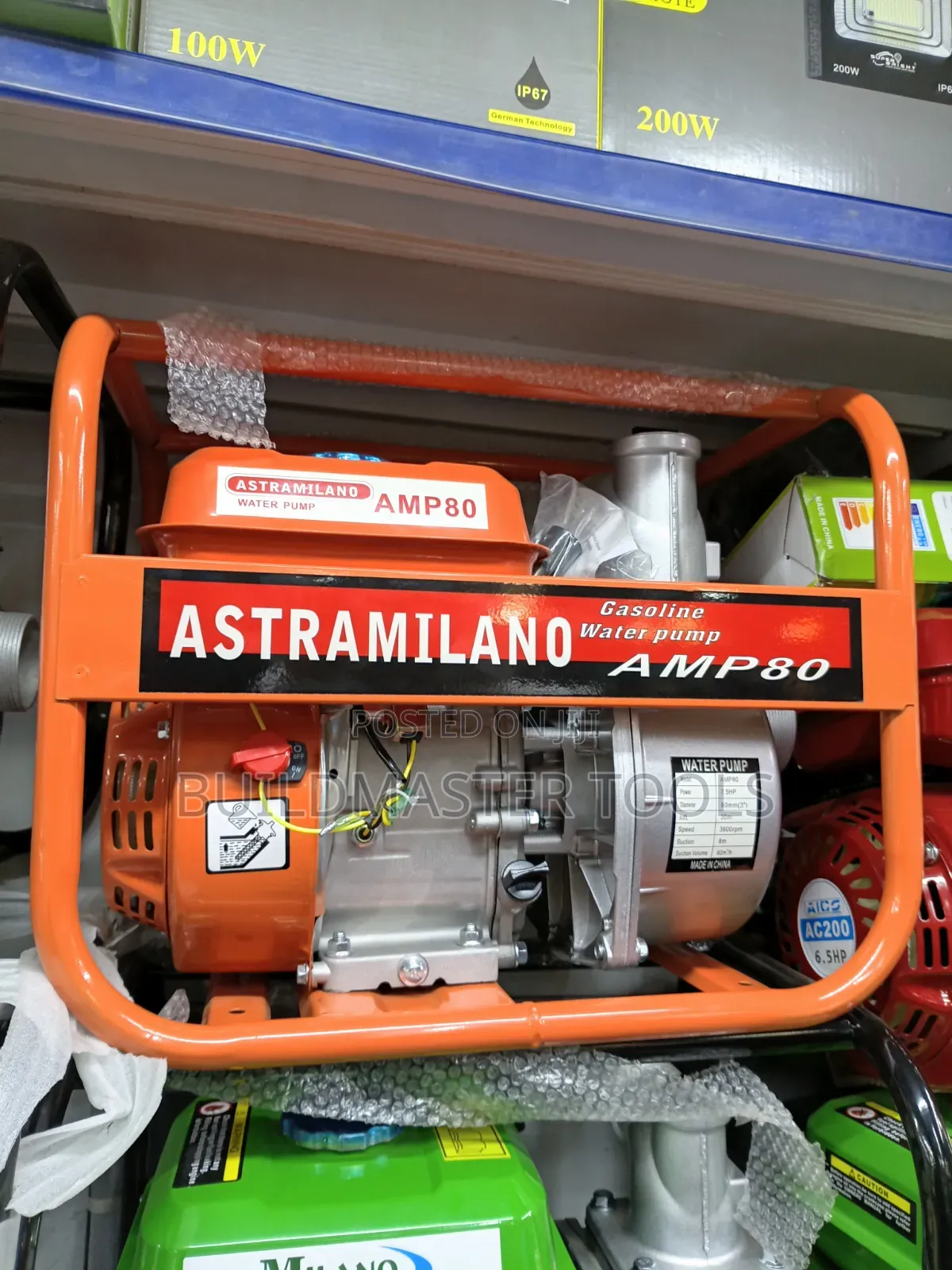 Astramilano Model Amp80 Gasoline Water Pump.