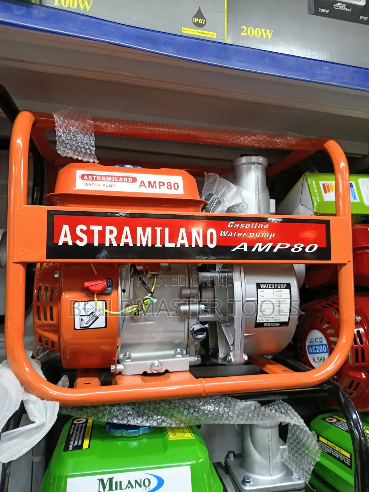 Astramilano Model Amp80 Gasoline Water Pump.