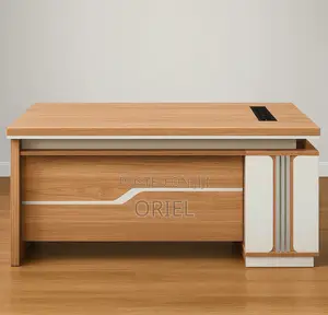 Office Desk : 1.6m Executive Brown Office Desk