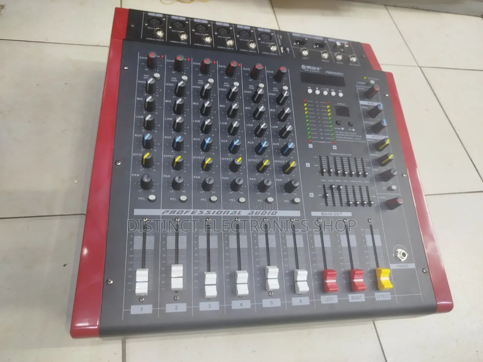 Max Powered Mixer 6 Channel