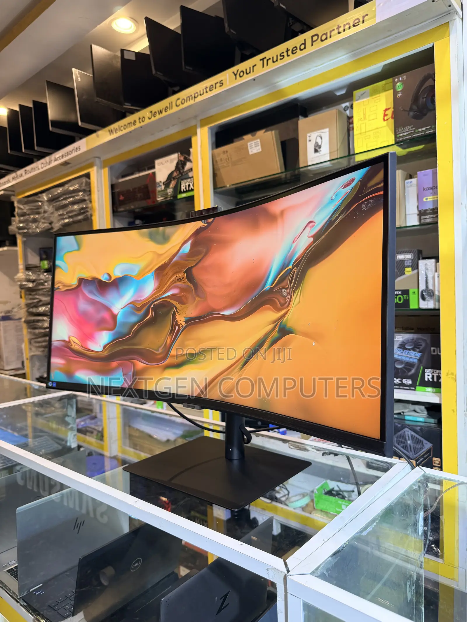 Samsung 34” S6 Ls34c650vamxue Uwqhd 1000r Curved Usb-C Monitor