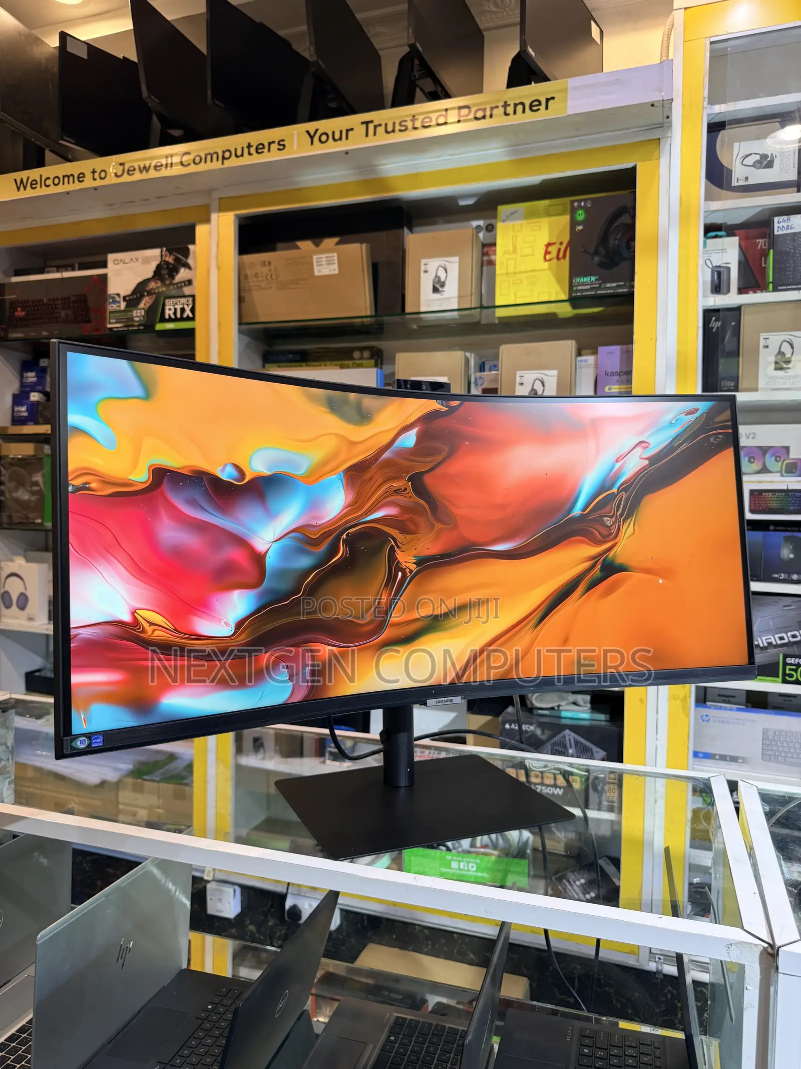 Samsung 34” S6 Ls34c650vamxue Uwqhd 1000r Curved Usb-C Monitor