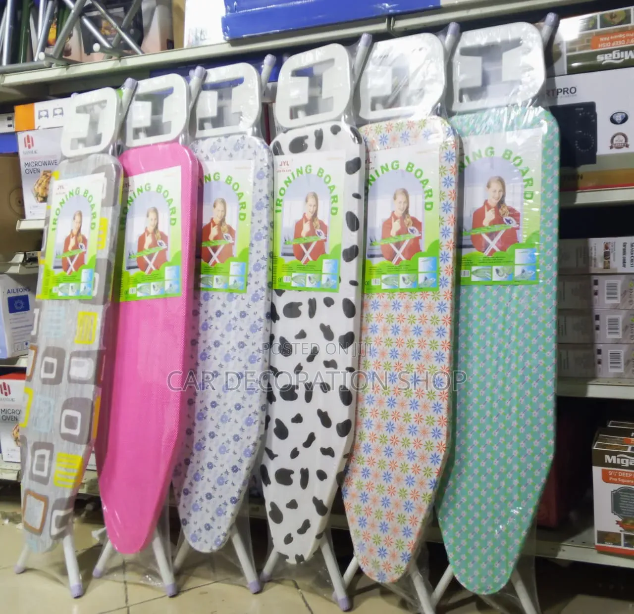 Floral Top Material Iron Foldable Boards