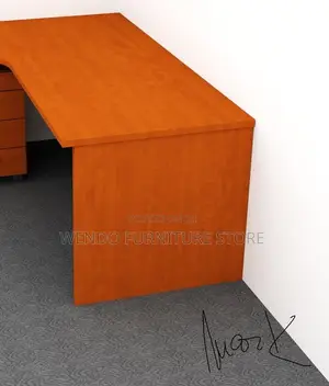 Office Desk; 1.4 Meters Wooden Curved Round Office Desk