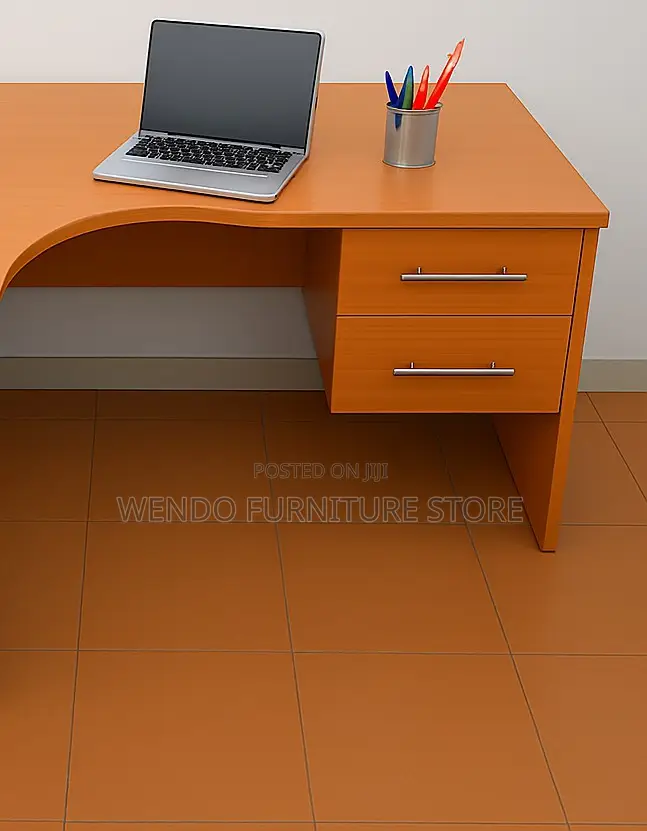 Office Desk; 1.4 Meters Wooden Curved Round Office Desk