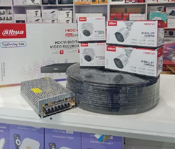 Dahua 4 Channel CCTV Full Set With Ir Night Vision Cameras