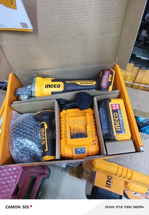 Ingco Cordless Angle Grinder 20v