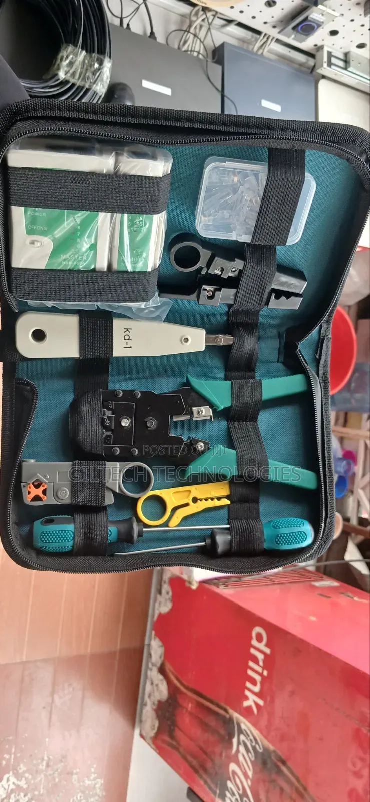 Professional Network Tool Kit (Lan Crimping Testing Kit)