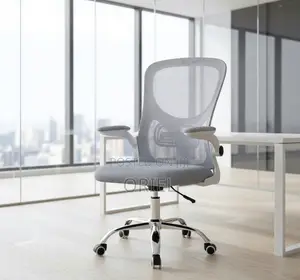 Office Chair : Grey Ergonomic Office Chair