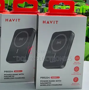 Havit Pb5224 10000mah 20w Magnetic Wireless Power Bank