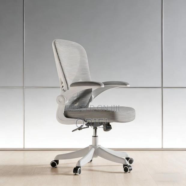 Office Chair : Grey Ergonomic Office Chair - thumbnail 4