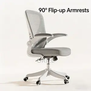 Office Chair : Grey Ergonomic Office Chair