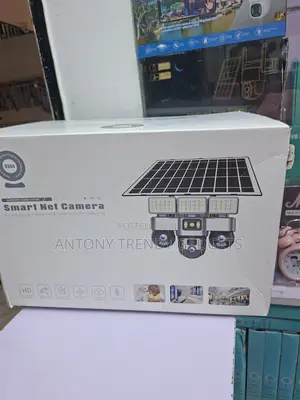 V380 Triple Lens CCTV Camera Solar Powered PTZ Outdoor Cam