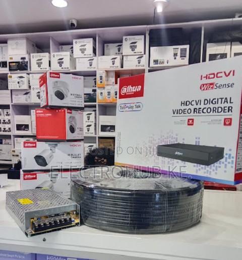 Dahua 4 Channel CCTV Camera Full Set Complete Security Kit