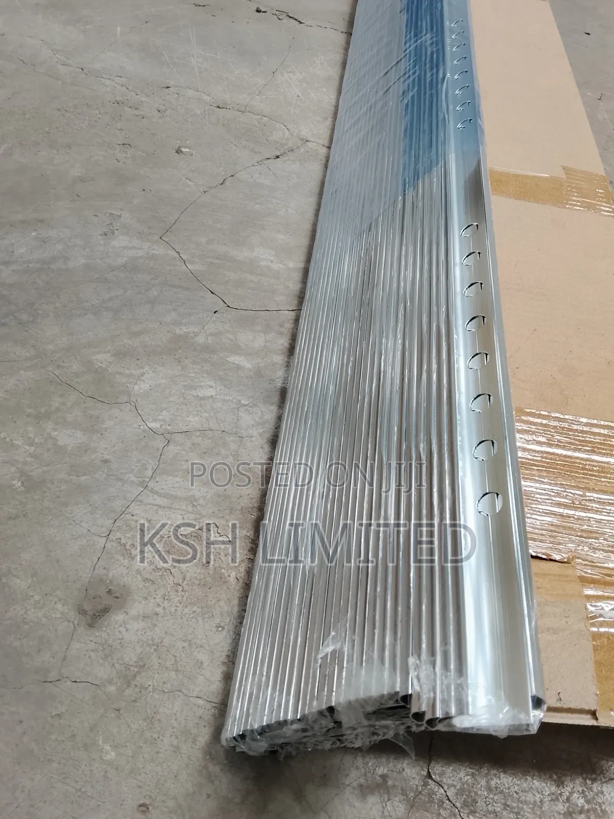 Aluminum Round Tile Trim Shiny Silver