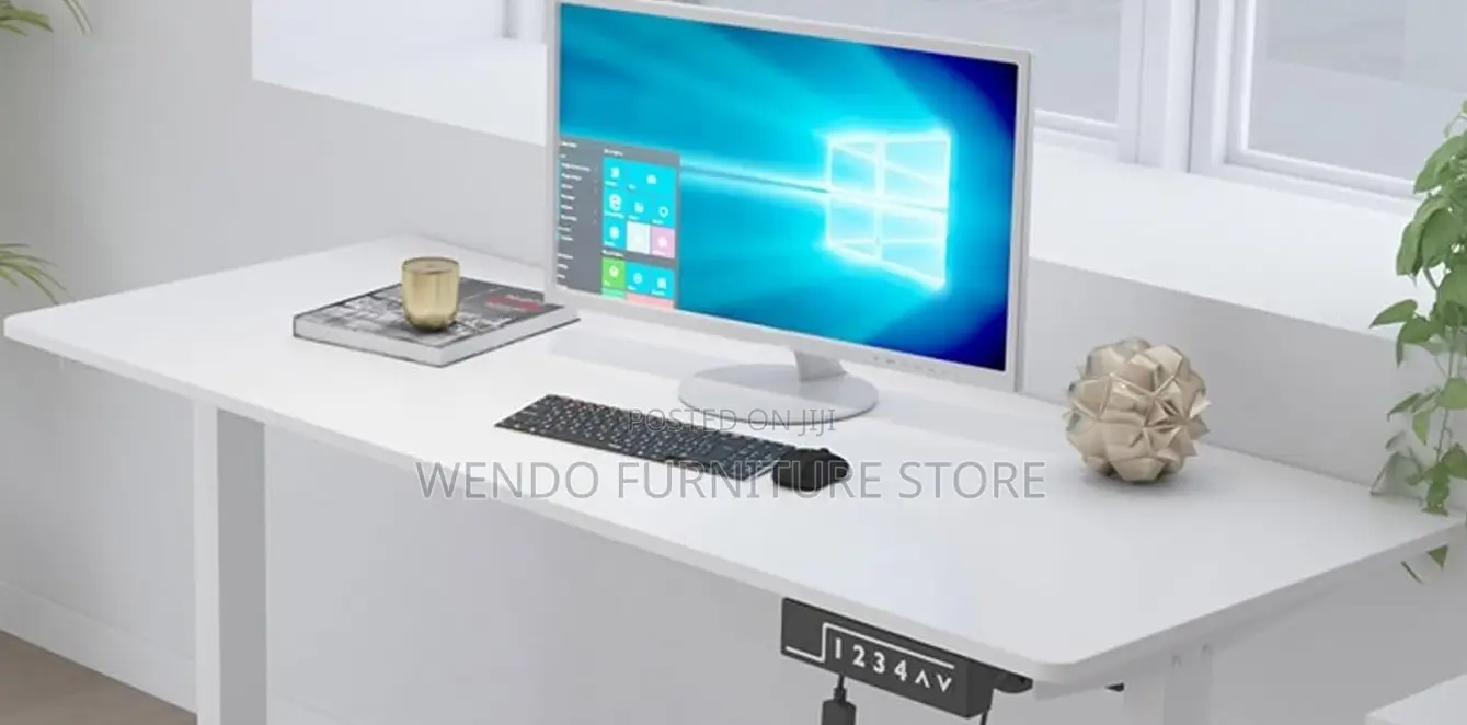 Office Desk; 1.2 Meters Electric Desk With Ergonomic Style