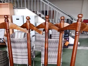 Hangers; Mahogany Executive Coat Acquree Hangers