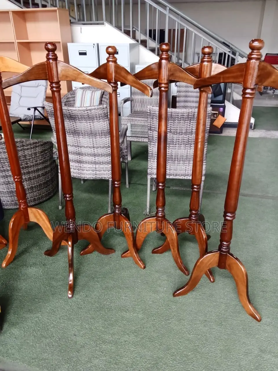 Hangers; Mahogany Executive Coat Acquree Hangers
