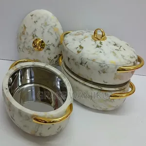 Best Quality Nordic Insulated Hotpots Marble Effect