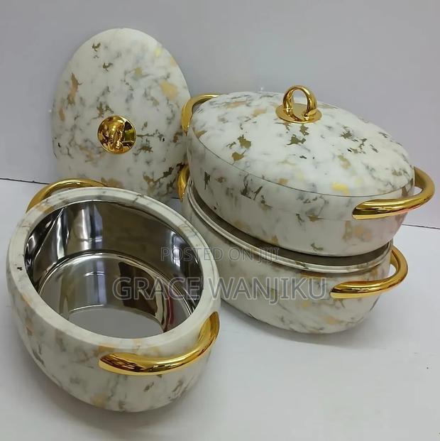Best Quality Nordic Insulated Hotpots Marble Effect