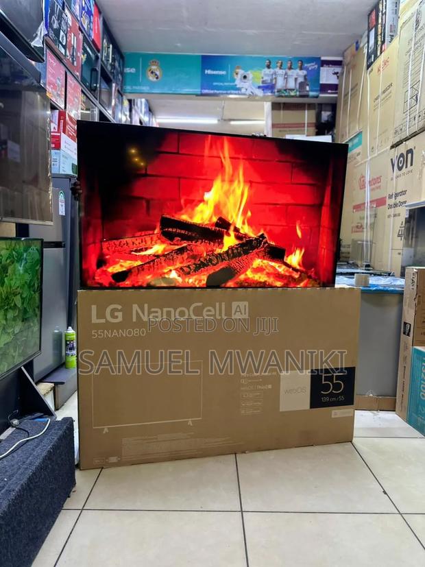 Lg 55" Nanocell Ai Nano80 Uhd Smart Tv Ai Magic Remote Hdr10
