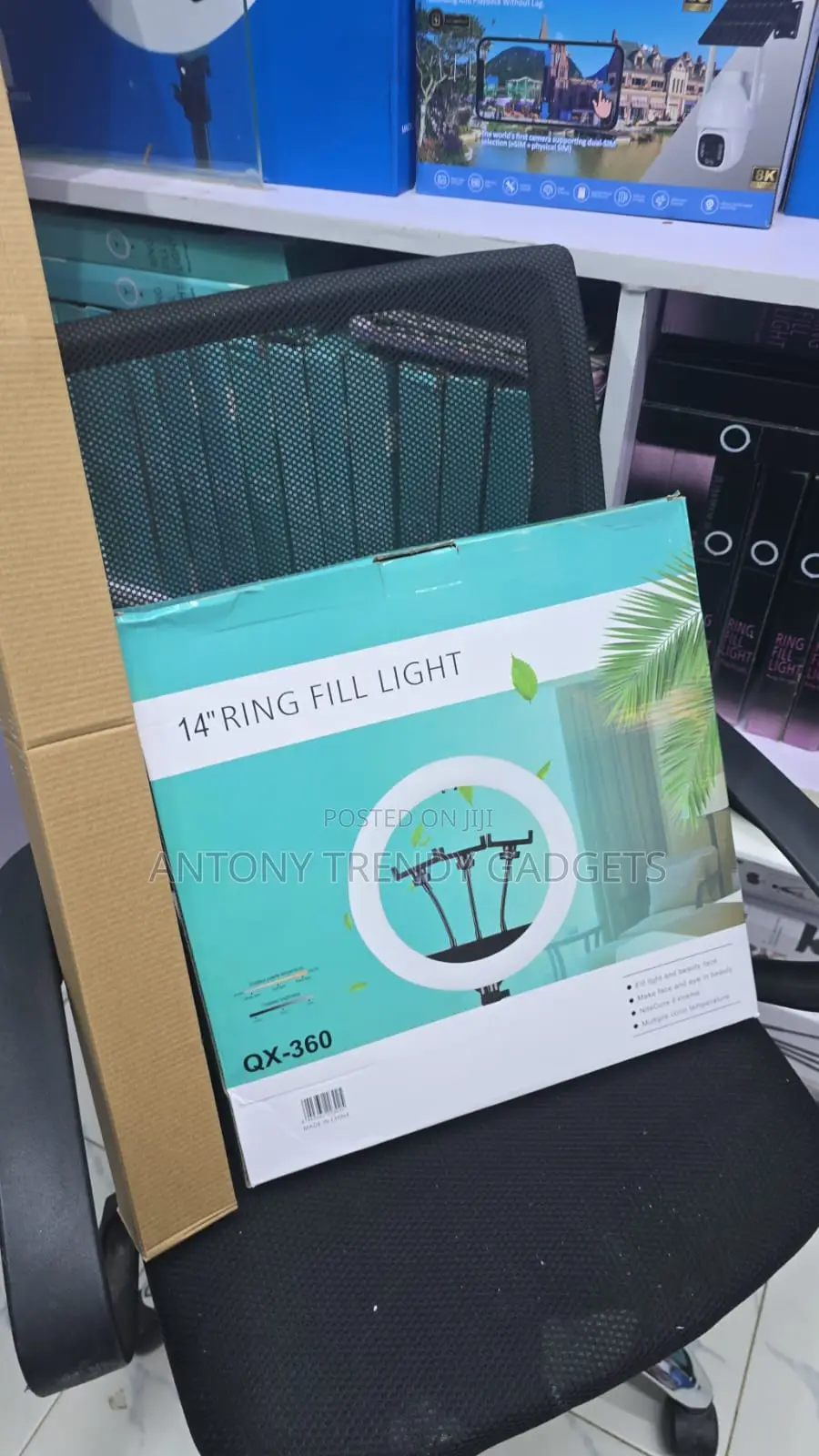 Qx-360 14 Inch Led Ring Light Kit With Tripod Stand