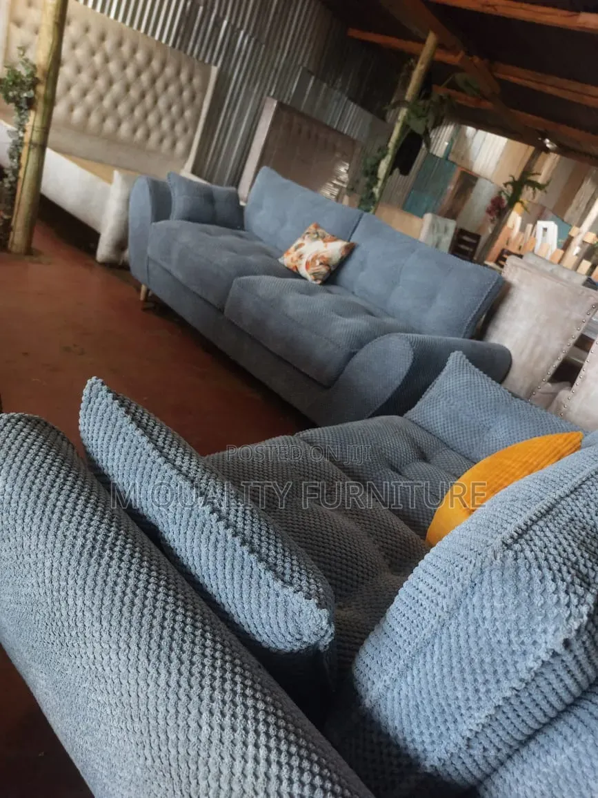 Bubble Fabric Sofa Set