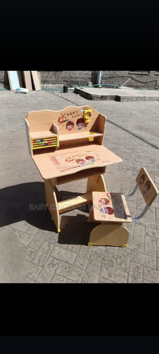 Adjustable Wooden Study Table