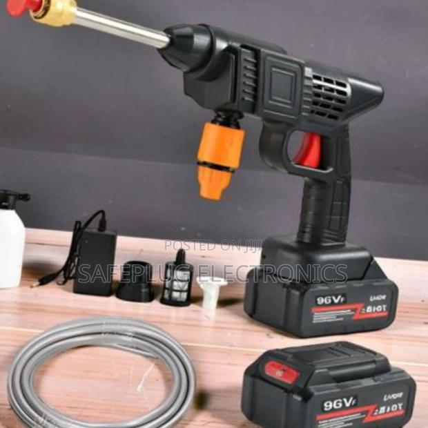 96v Cordless Rechargeable Pressure Washer Gun –