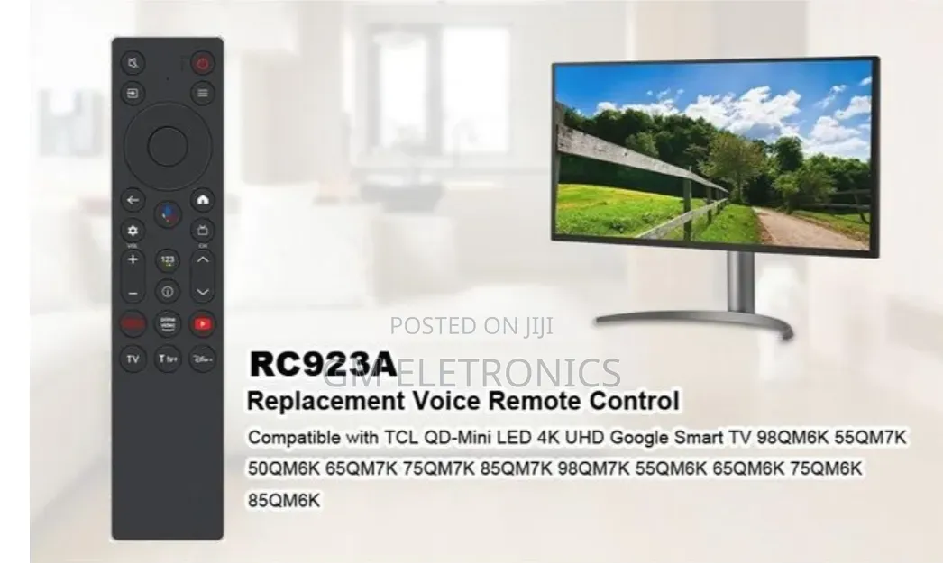 Original TCL V6c V6d Remote; 43, 50, 55, 65, 75 85 Tv Inches