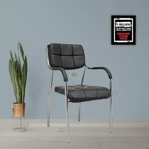 Office Chairs; Katalina Laether Visitors Armed Office Chairs