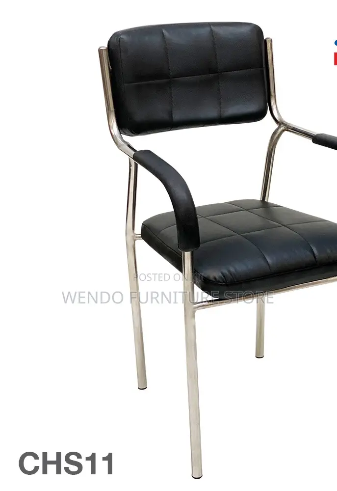 Office Chairs; Katalina Laether Visitors Armed Office Chairs