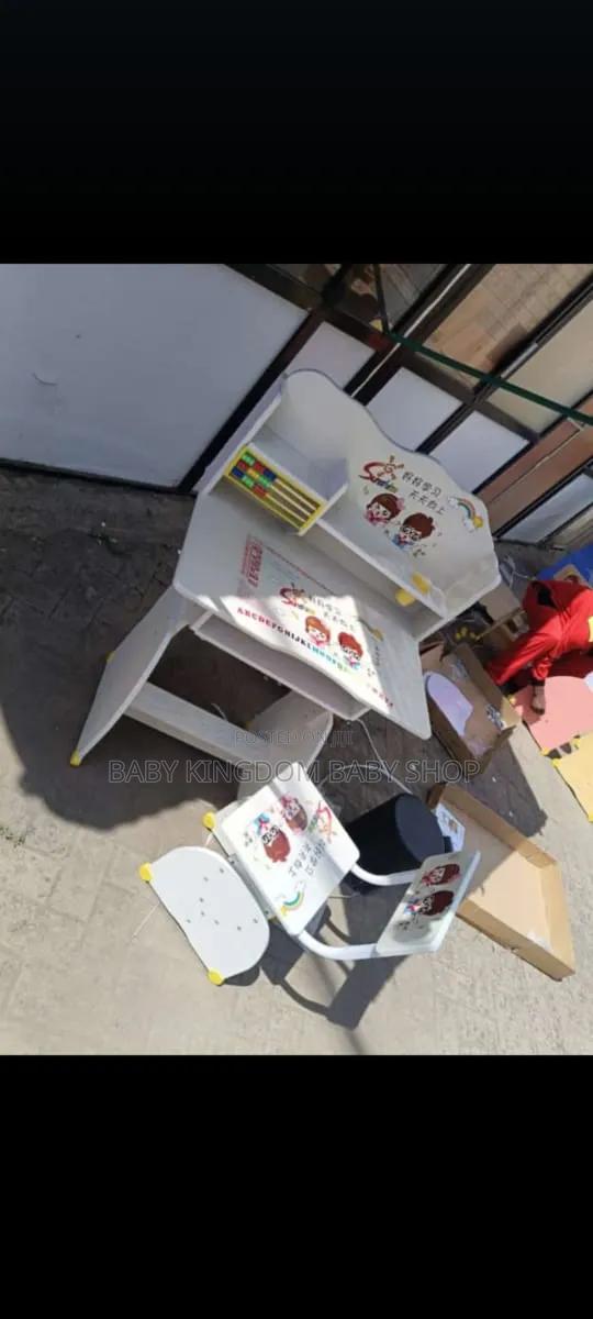 Adjustable Wooden Baby Desk