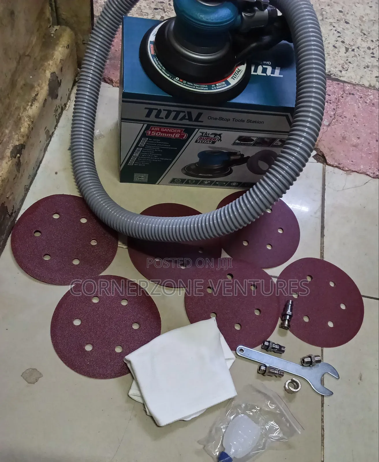 Total 150mm Air Sander/ 6" Air Sander