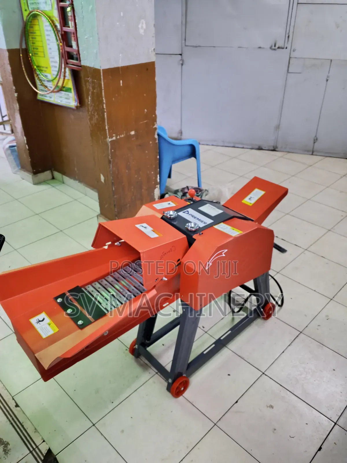 Heavy Duty Chaff Cutter With Conveyor Belt and Gear(With Motor/Engine)