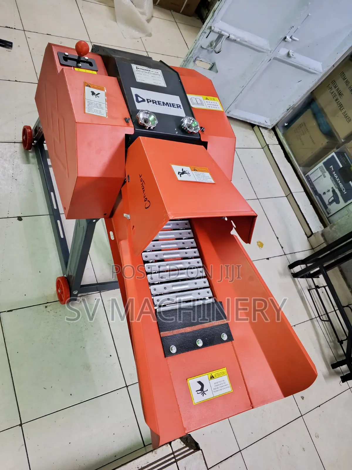 Heavy Duty Chaff Cutter With Conveyor Belt and Gear(With Motor/Engine)