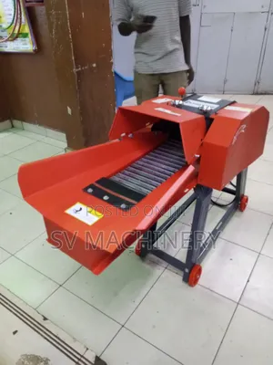Heavy Duty Chaff Cutter With Conveyor Belt and Gear(With Motor/Engine)