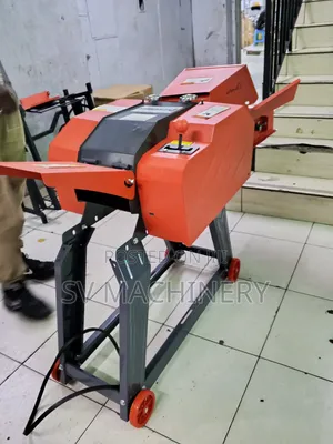 Heavy Duty Chaff Cutter With Conveyor Belt and Gear(With Motor/Engine)
