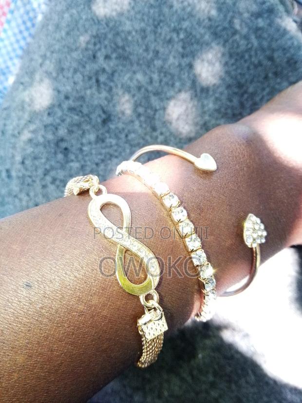 3 Piece Gold Bracelets