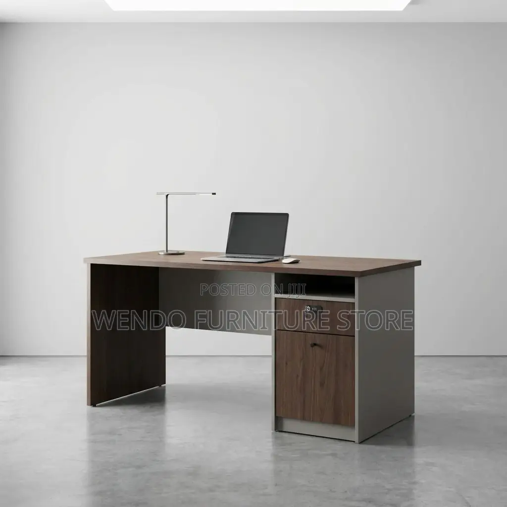 Office Desk; 1.4 Meters Executive Wooden Home Office Staff Table