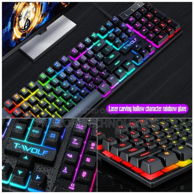 Milang T806 Gaming Keyboard Mouse Set - Wired RGB