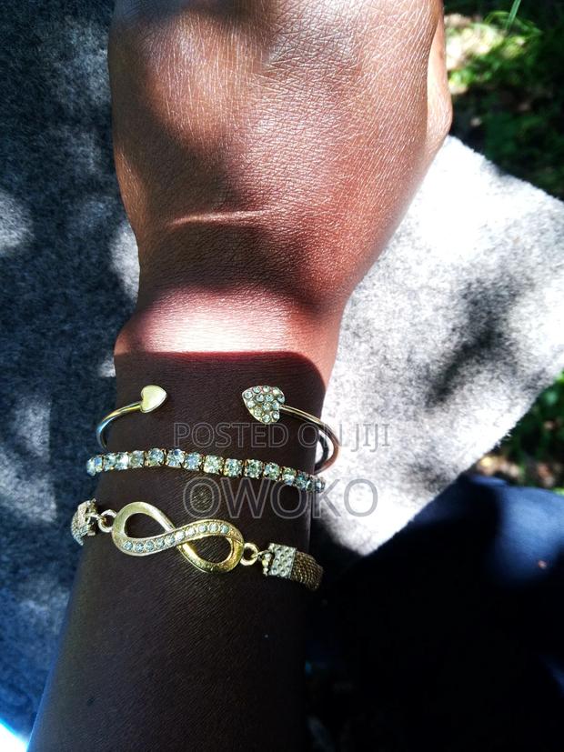 3 Piece Gold Bracelets - thumbnail 2