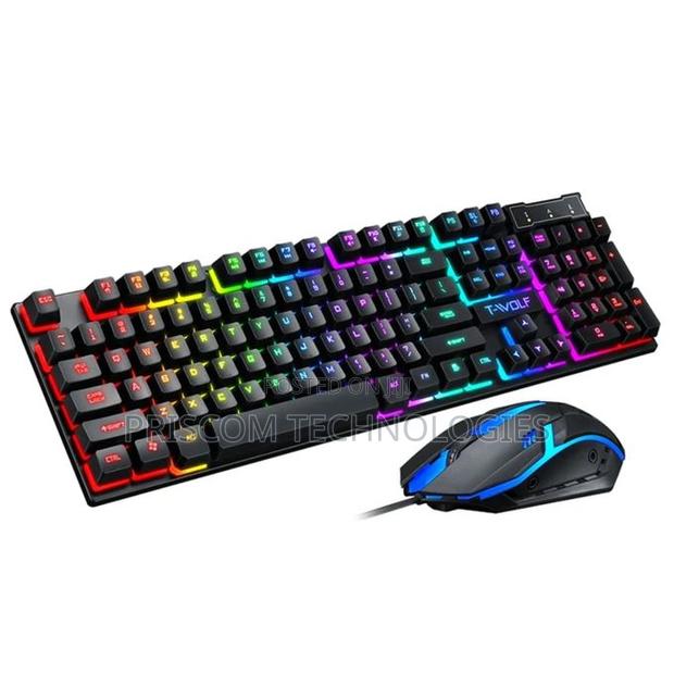Milang T806 Gaming Keyboard Mouse Set - Wired RGB - thumbnail 2