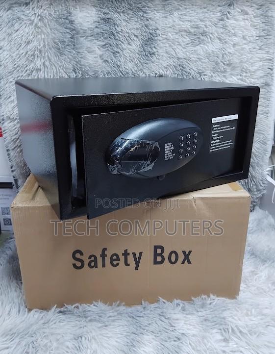 Digital Electronic Hotel Home Safe Box With Key And Pin
